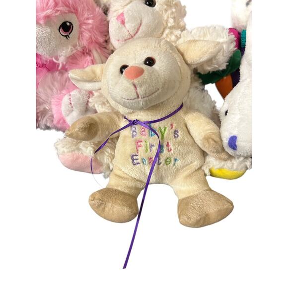 Plush Bunnies Rabbits Lot of 8 Assorted Rabbits. Perfect for Easter Gifts - Picture 6 of 6